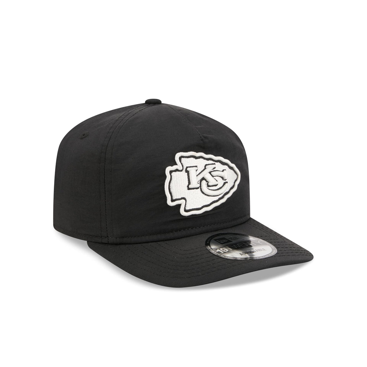 Kansas City Chiefs Black Nylon 19TWENTY Adjustable Hat