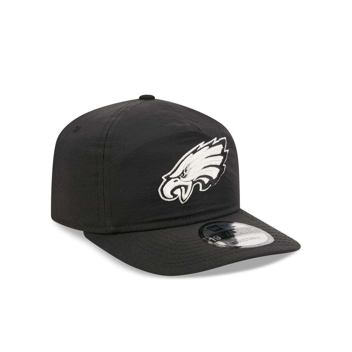 Philadelphia Eagles Black Nylon 19TWENTY Adjustable Hat