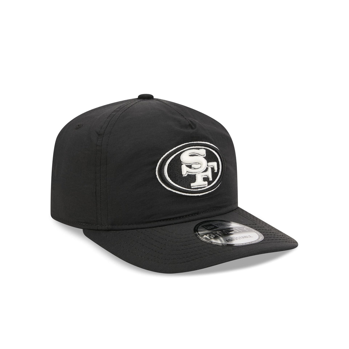 San Francisco 49ers Black Nylon 19TWENTY Adjustable Hat