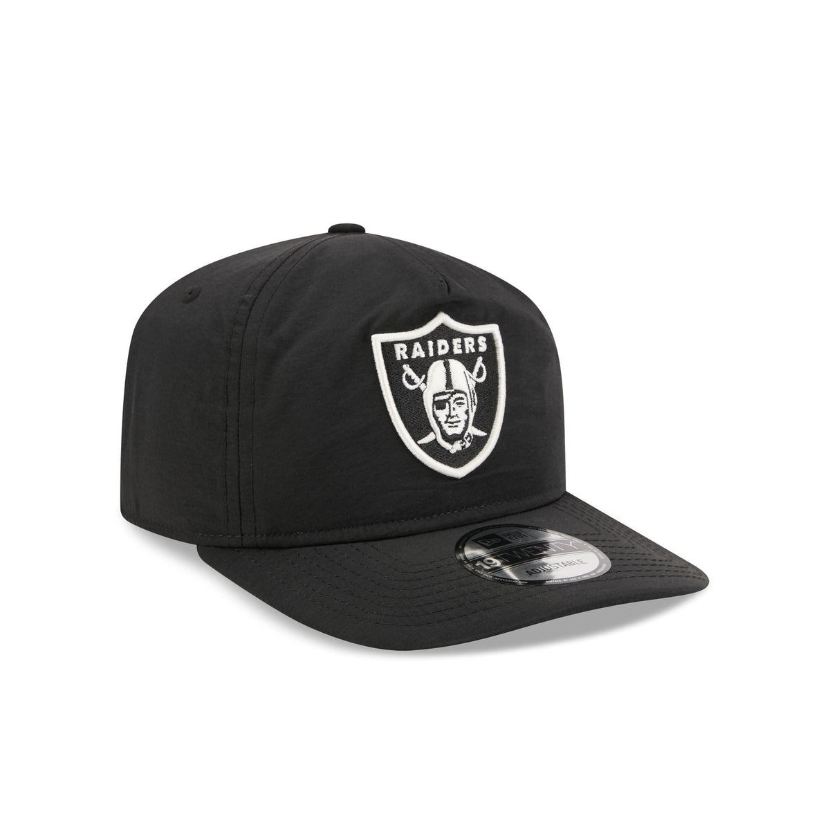 Las Vegas Raiders Black Nylon 19TWENTY Adjustable Hat