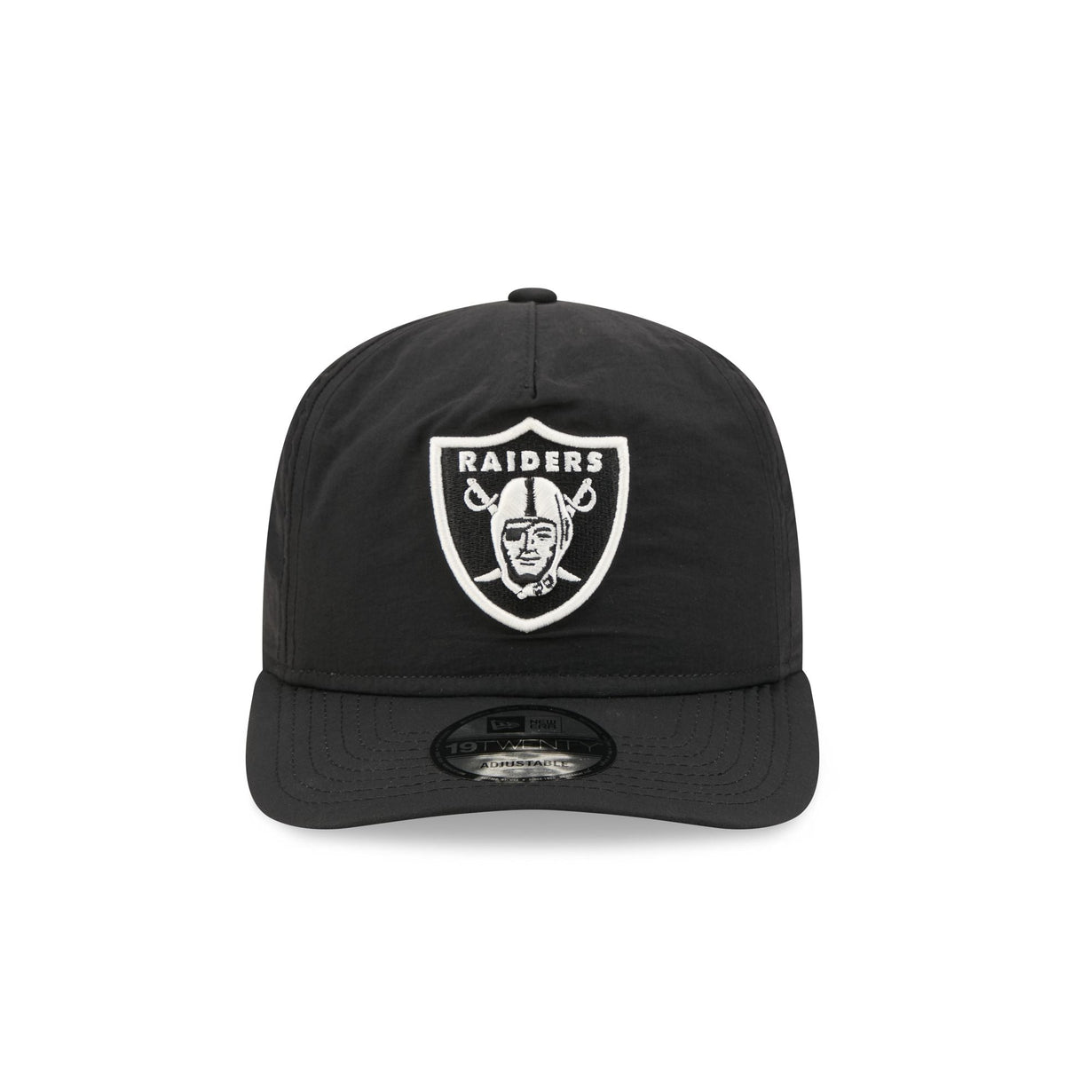 Las Vegas Raiders Black Nylon 19TWENTY Adjustable Hat