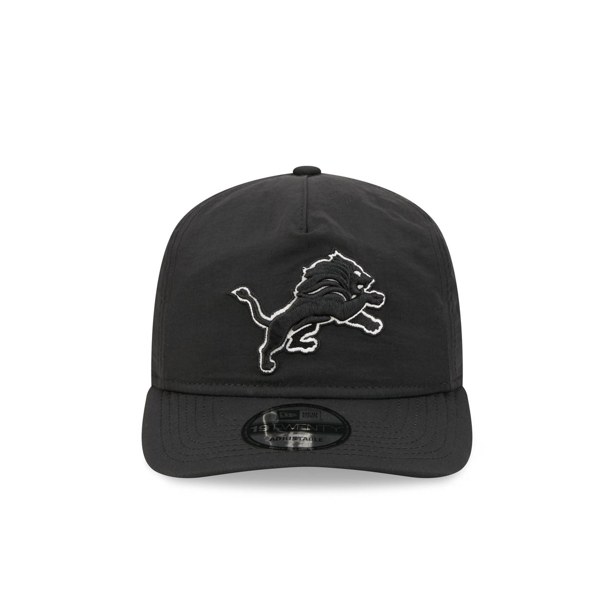 Detroit Lions Black Nylon 19TWENTY Adjustable Hat