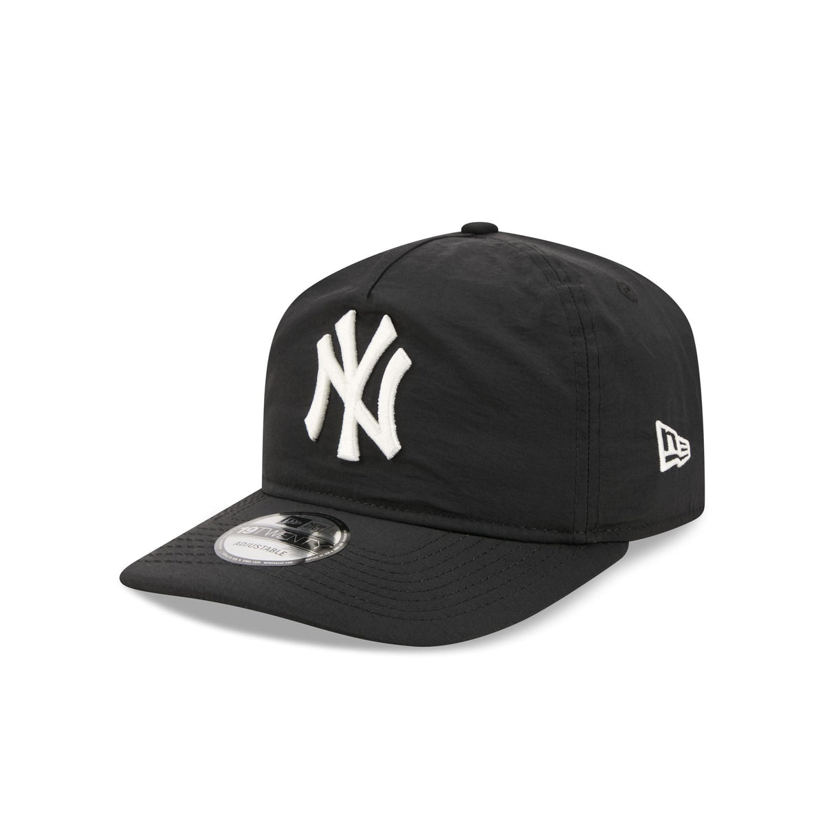 New York Yankees Black Nylon 19TWENTY Adjustable Hat