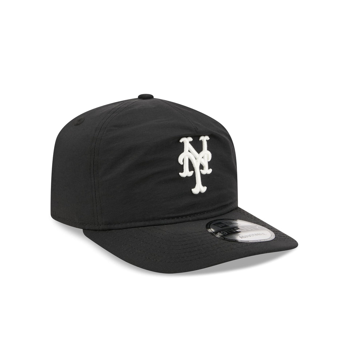 New York Mets Black Nylon 19TWENTY Adjustable Hat