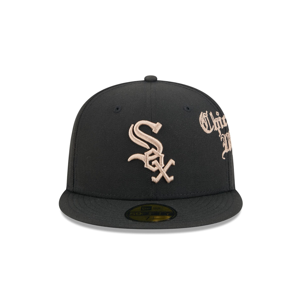 Chicago White Sox Gothic Lettering 59FIFTY Fitted Hat