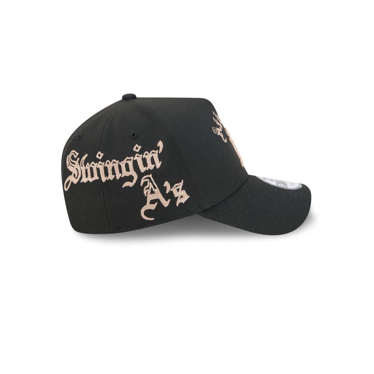 Athletics Gothic Lettering 9FORTY A-Frame Snapback Hat