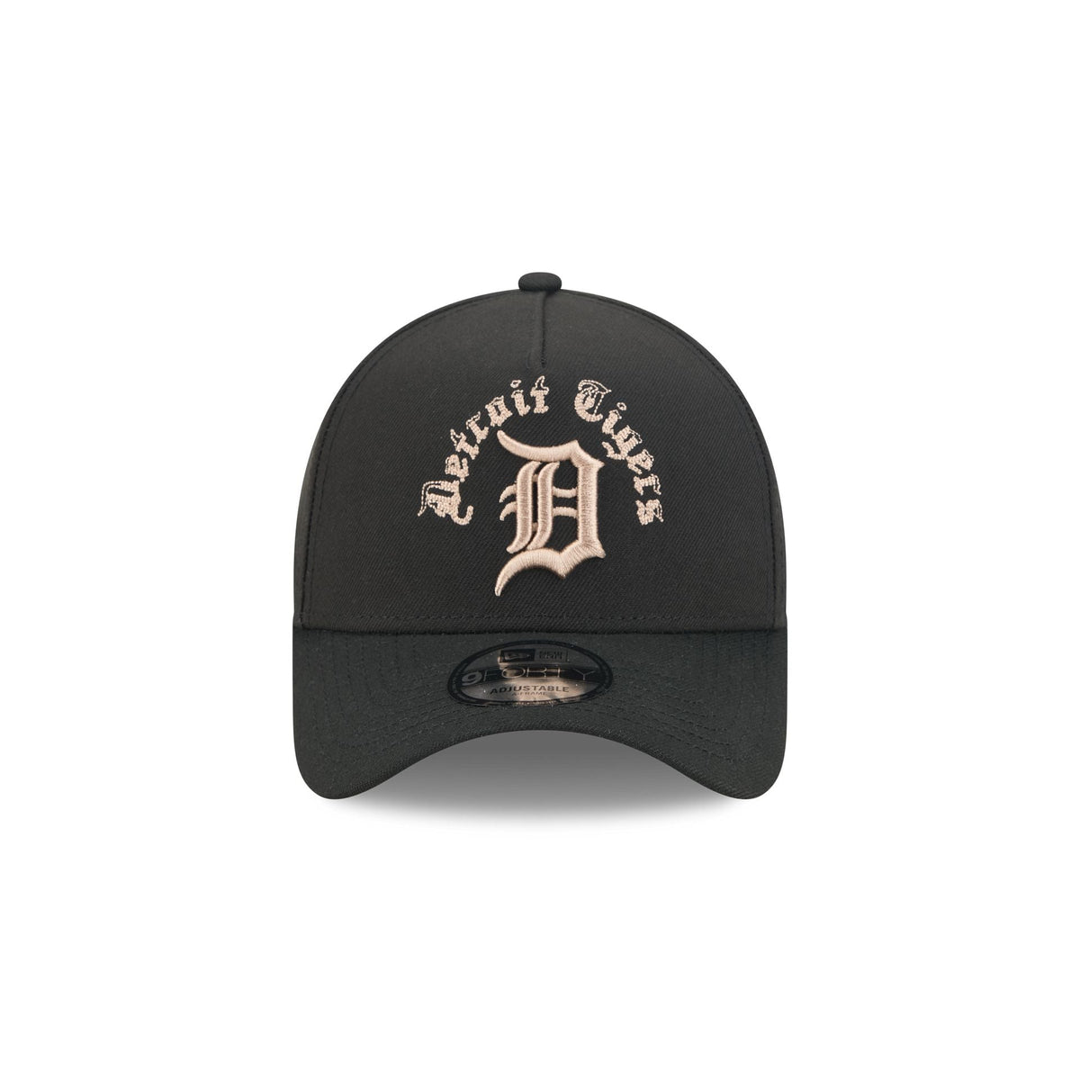 Detroit Tigers Gothic Lettering 9FORTY A-Frame Snapback Hat