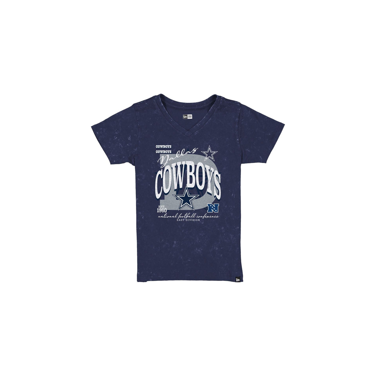 Dallas Cowboys Girls Washed T-Shirt