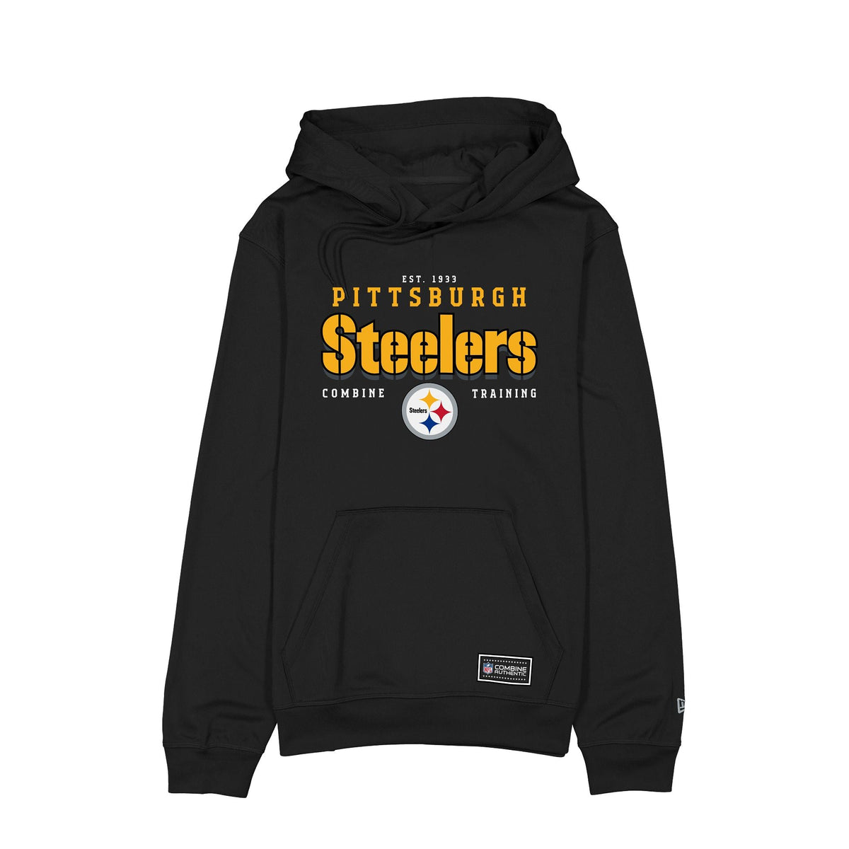 Pittsburgh Steelers Bold Logo Combine Hoodie