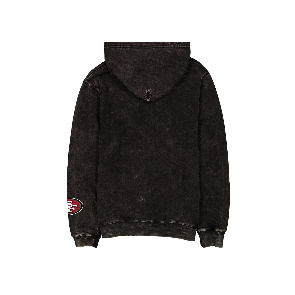 San Francisco 49ers Logo Washed Black Hoodie