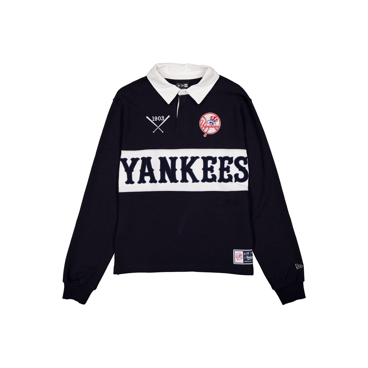 New York Yankees Long-Sleeve Rugby T-Shirt