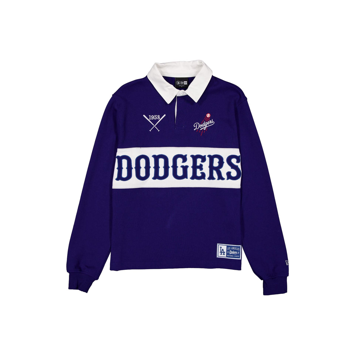 Los Angeles Dodgers Long-Sleeve Rugby T-Shirt