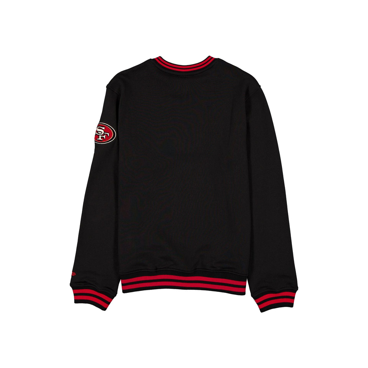 San Francisco 49ers Throwback Boucle Black Crewneck