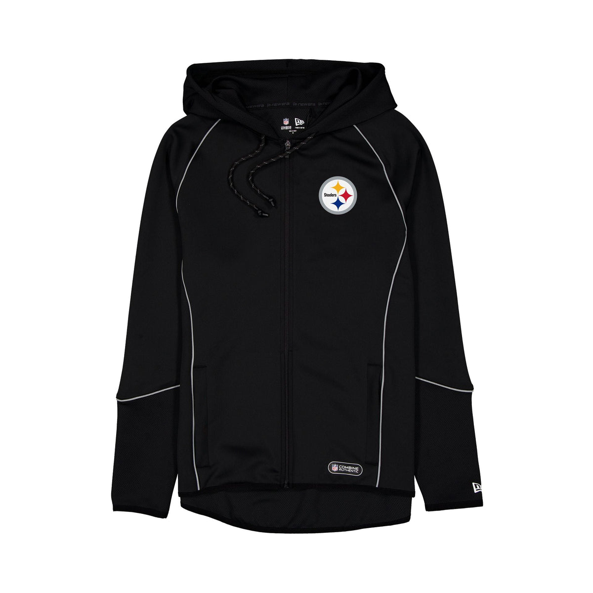 Pittsburgh Steelers Accented Full-Zip Combine Hoodie