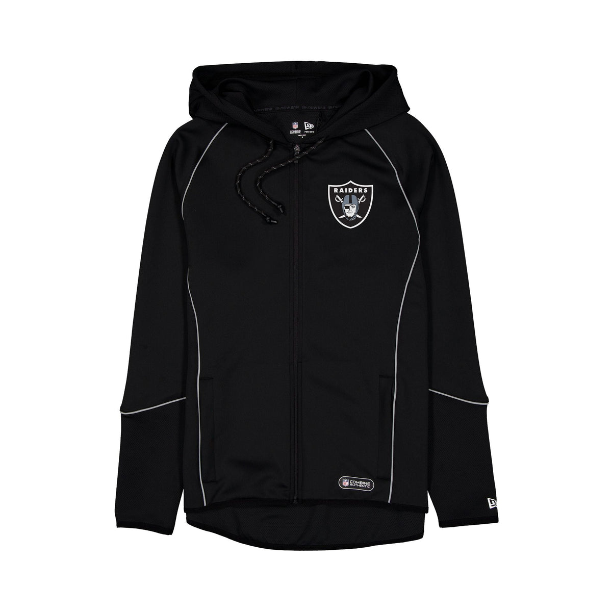Las Vegas Raiders Accented Full-Zip Combine Hoodie