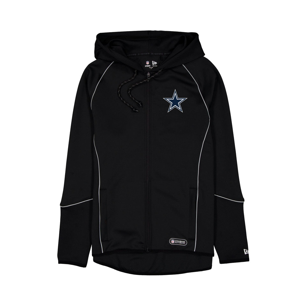 Dallas Cowboys Accented Full-Zip Combine Hoodie