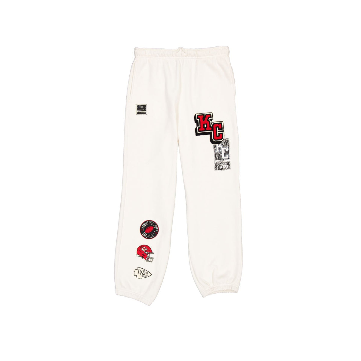 Kansas City Chiefs Women's Chrome White Varsity Sweatpants