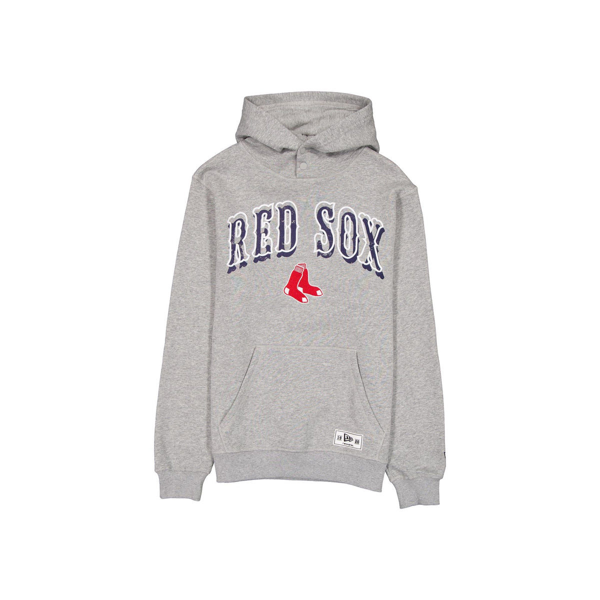 Boston Red Sox Heather Gray Varsity Hoodie