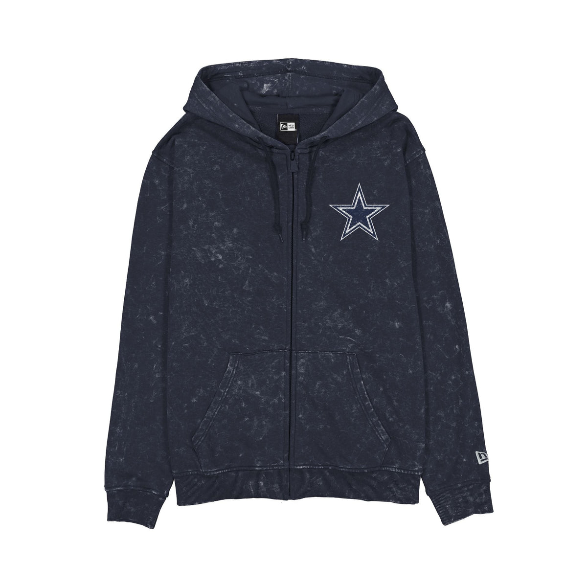 Dallas Cowboys Washed Graphic Full-Zip Hoodie