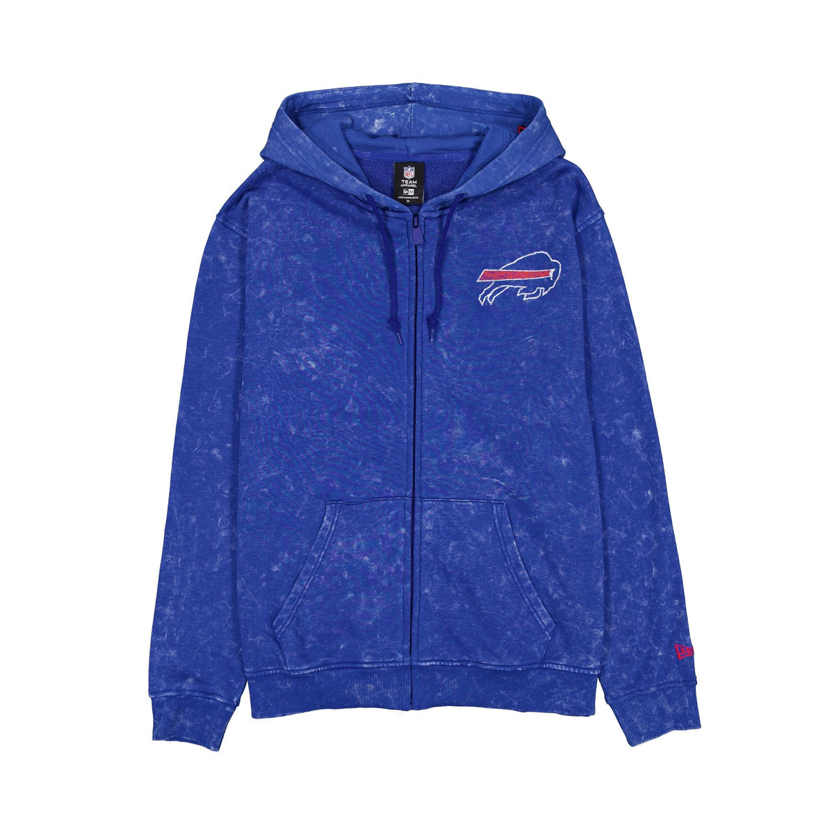 Buffalo Bills Washed Graphic Full-Zip Hoodie
