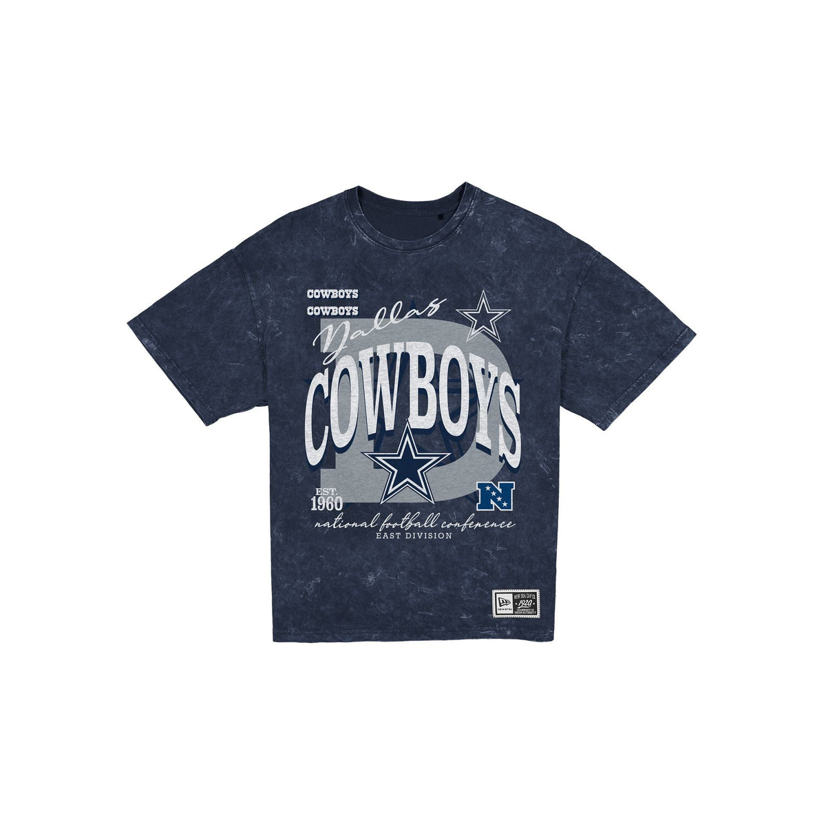 Dallas Cowboys Women's Throwback Oversized Washed T-Shirt
