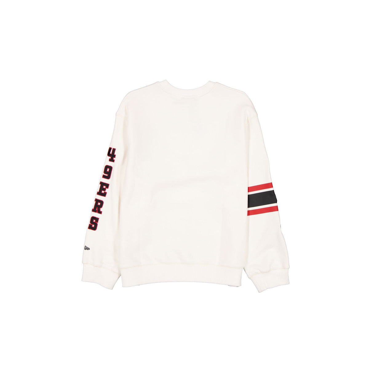 San Francisco 49ers Women's Chrome White Varsity Crewneck