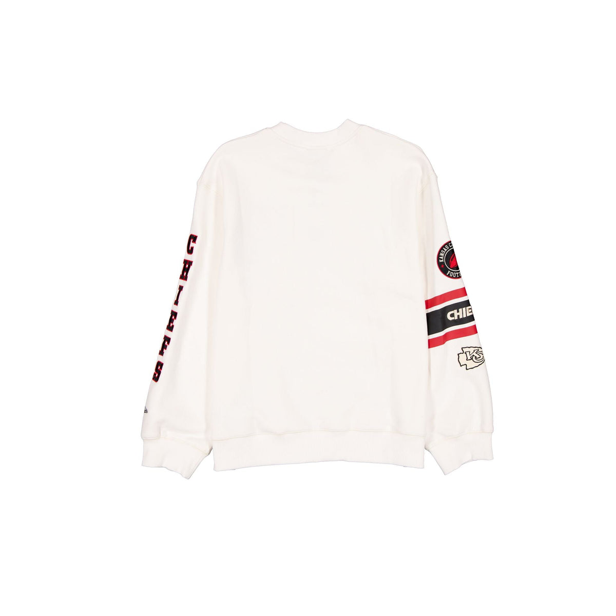Kansas City Chiefs Women's Chrome White Varsity Crewneck
