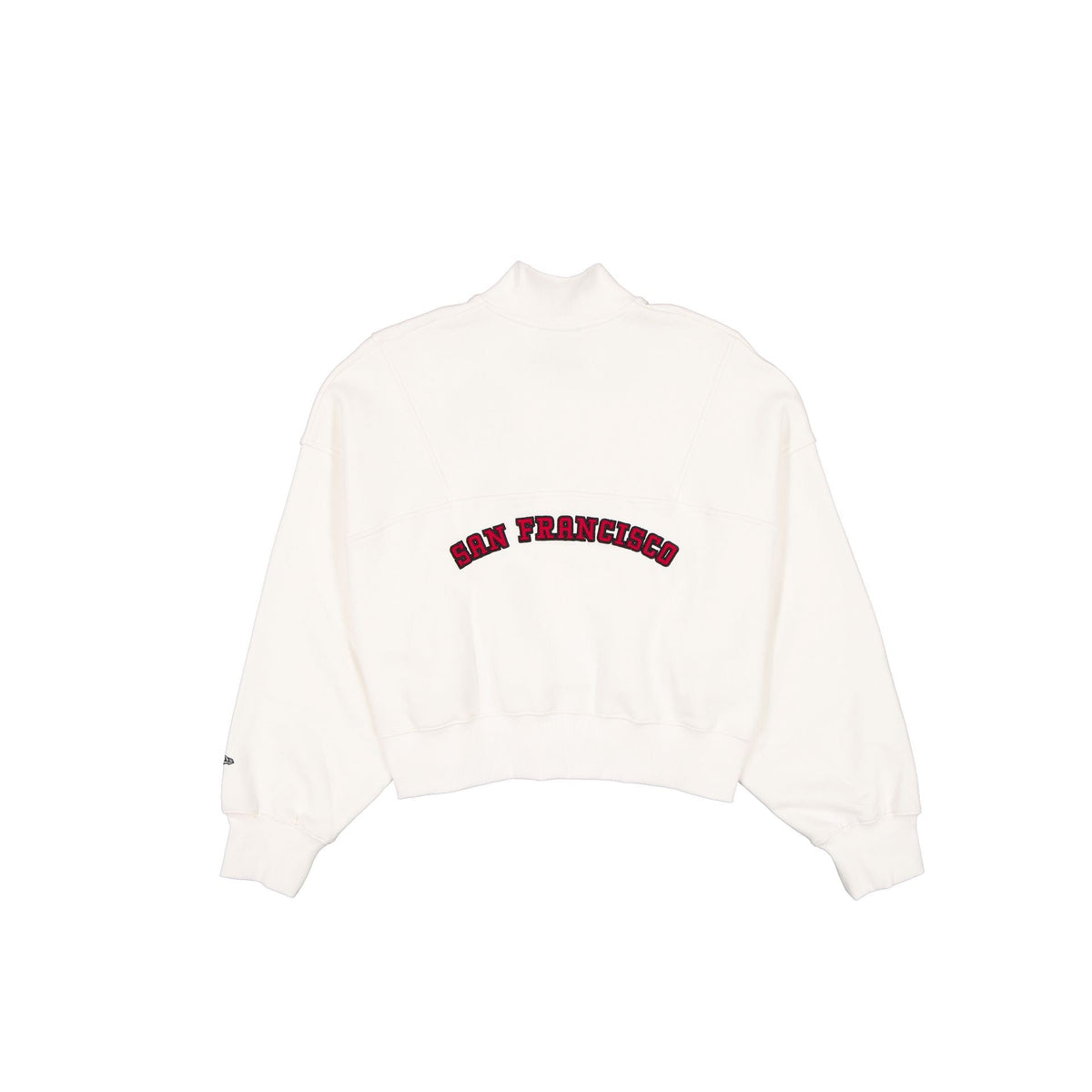 San Francisco 49ers Women's Chrome White Quarter Zip