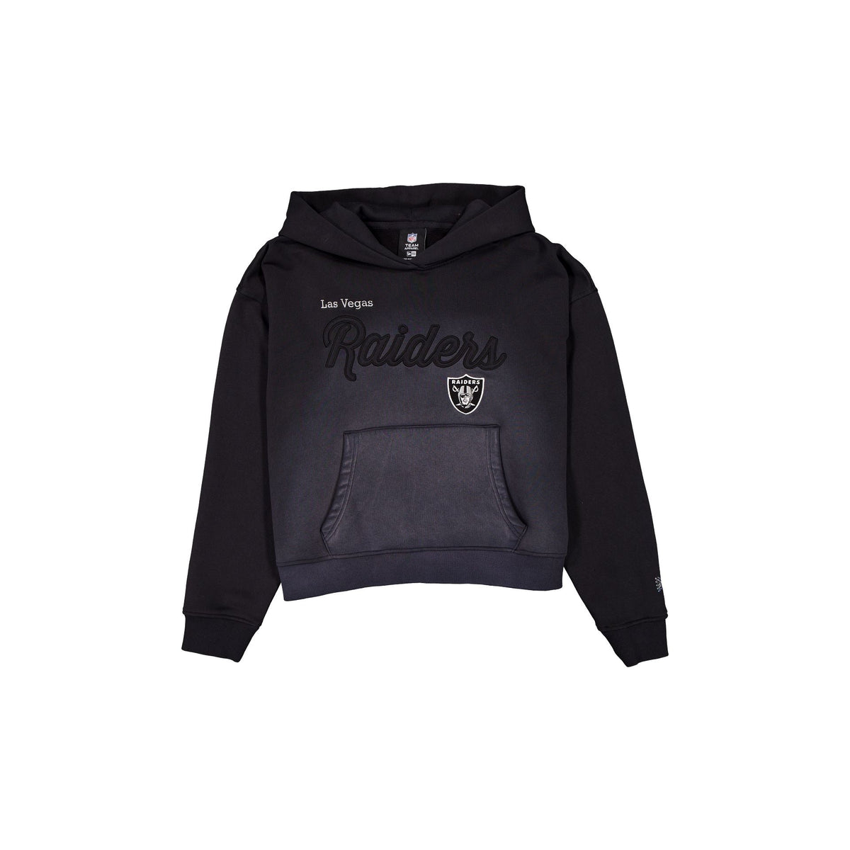 Las Vegas Raiders Women's Washed Cropped Hoodie