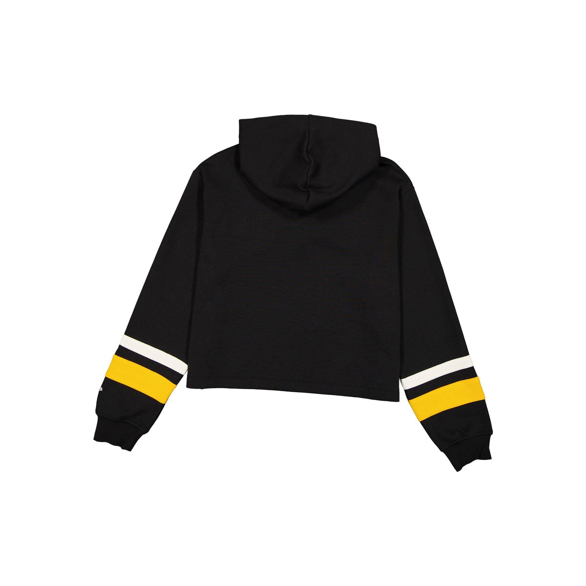 Pittsburgh Steelers Women's Throwback Cropped Tie Hoodie