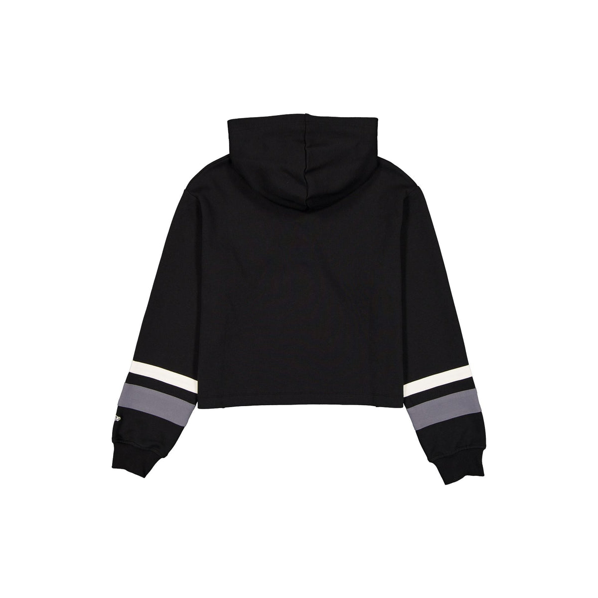 Las Vegas Raiders Women's Throwback Cropped Tie Hoodie