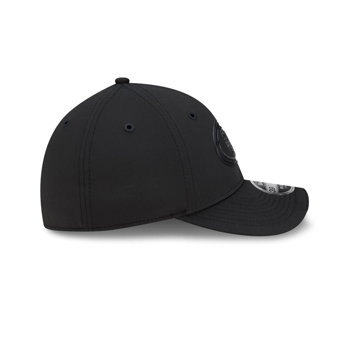 San Francisco 49ers 2026 Sideline Black 39THIRTY M-Crown Stretch Fit Hat