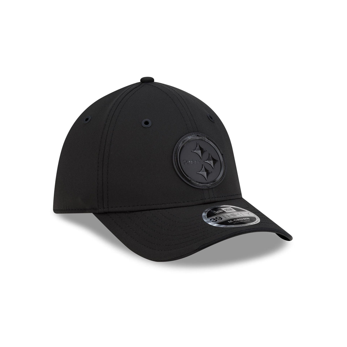 Pittsburgh Steelers 2026 Sideline Black 39THIRTY M-Crown Stretch Fit Hat