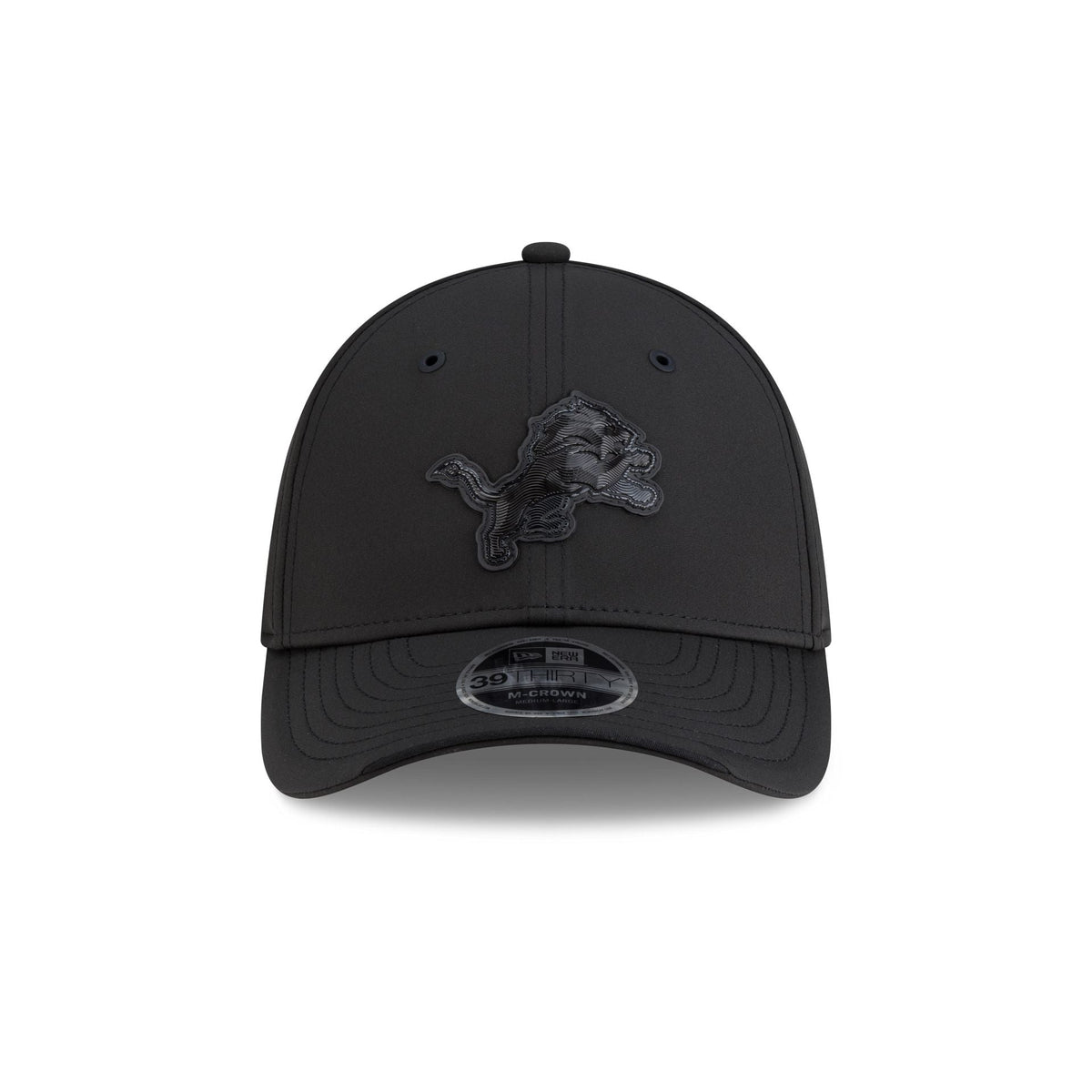 Detroit Lions 2026 Sideline Black 39THIRTY M-Crown Stretch Fit Hat