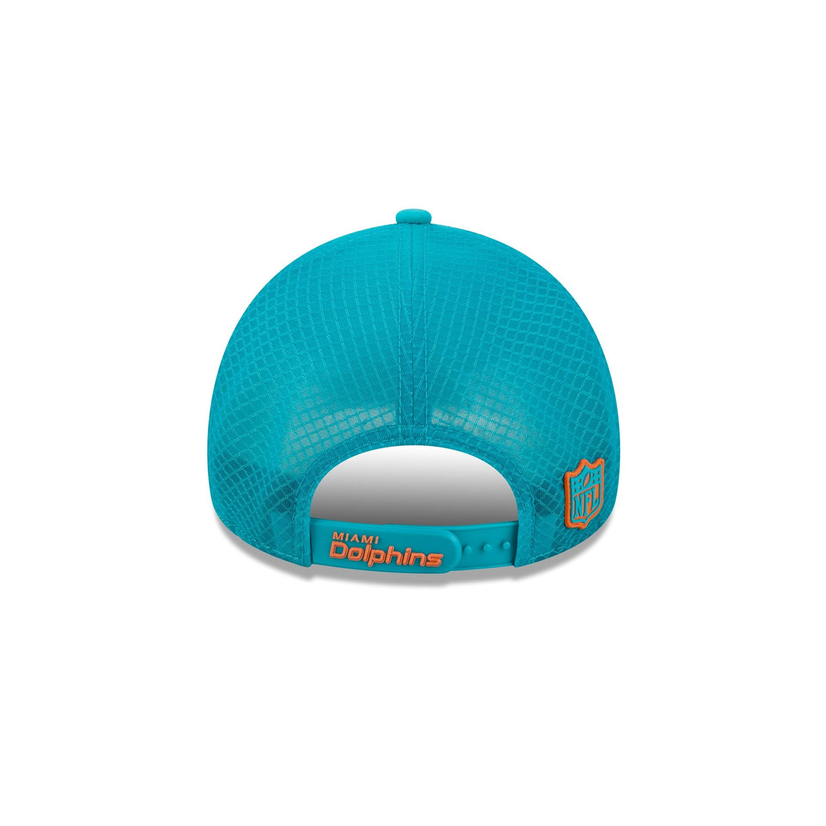 Miami Dolphins 2026 Sideline 9FORTY APEX Trucker Hat