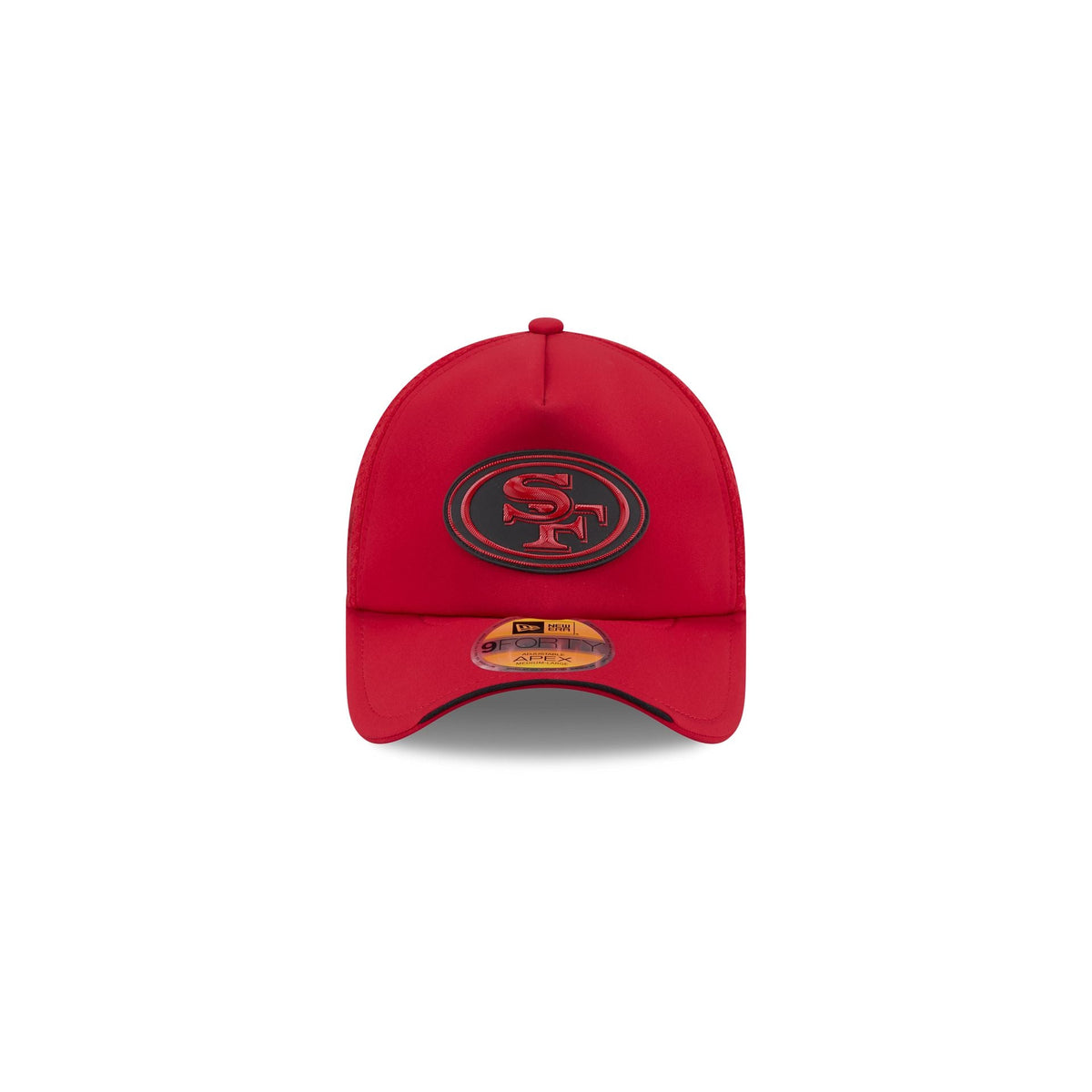 San Francisco 49ers 2026 Sideline Kids 9FORTY APEX Trucker Hat