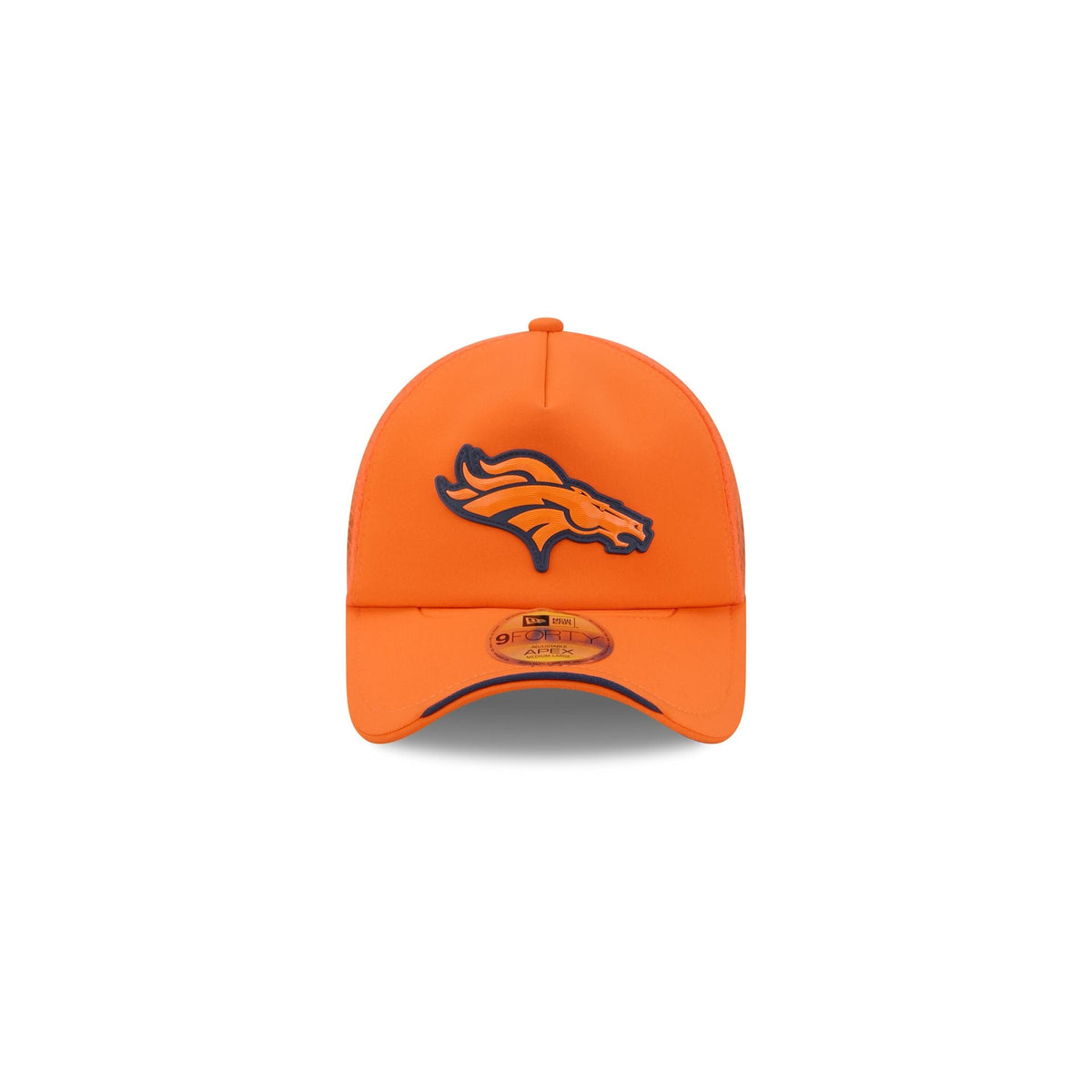 Denver Broncos 2026 Sideline Kids 9FORTY APEX Trucker Hat