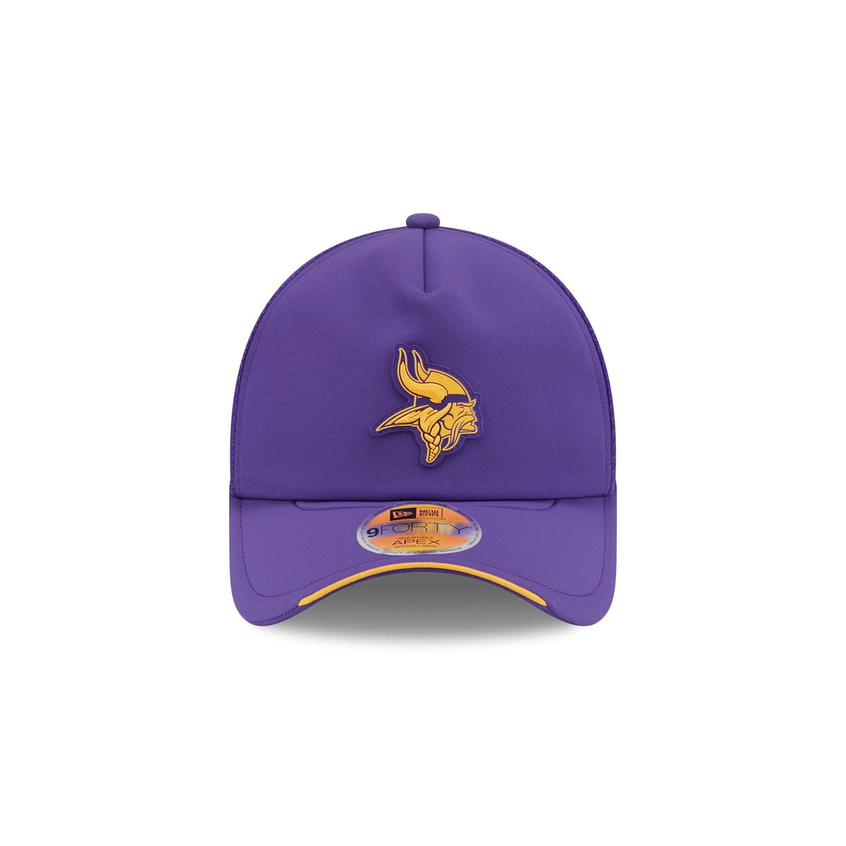 Minnesota Vikings 2026 Sideline 9FORTY APEX Trucker Hat