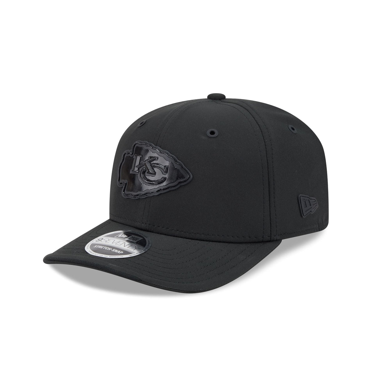 Kansas City Chiefs 2026 Sideline Black 9SEVENTY Stretch-Snap Hat
