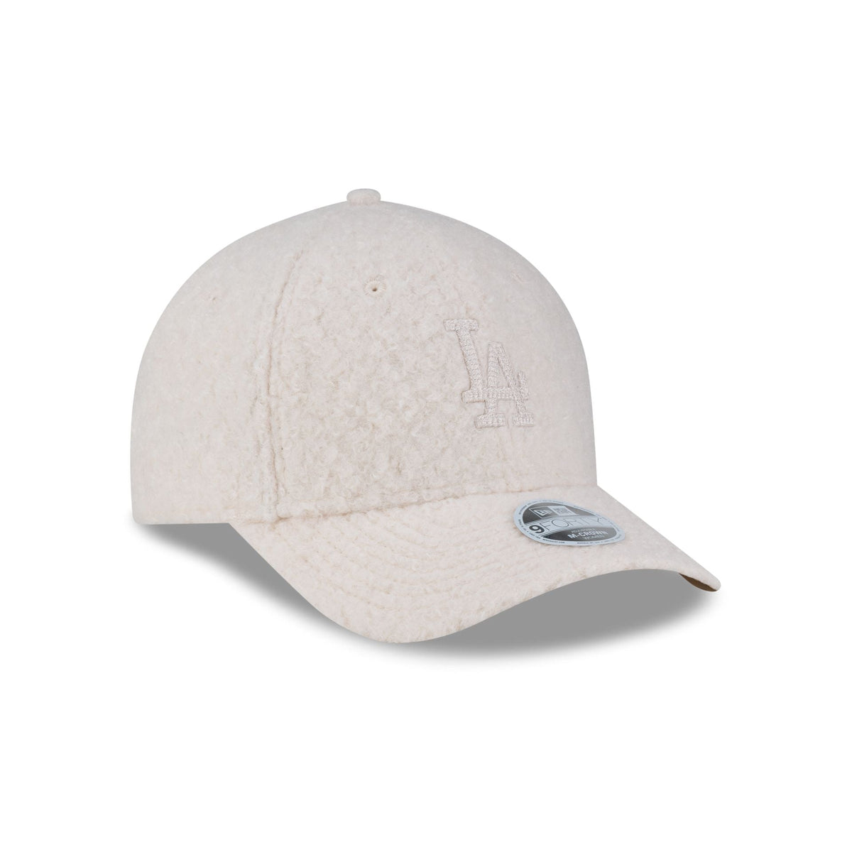 Los Angeles Dodgers Cream Winter Borg Women's 9FORTY M-Crown Snapback Hat