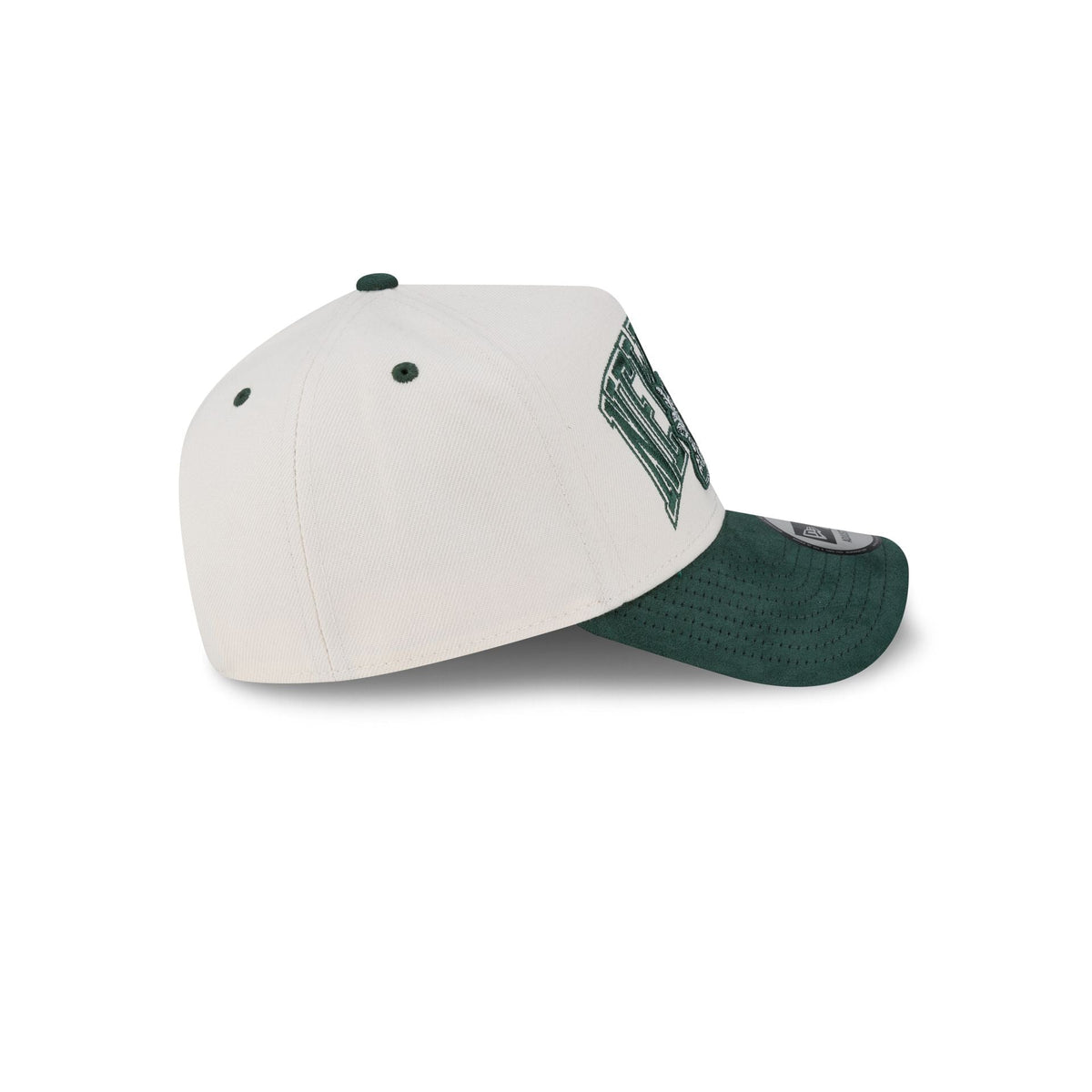 New York Yankees Green Wordmark Suede 9FORTY A-Frame Snapback Hat