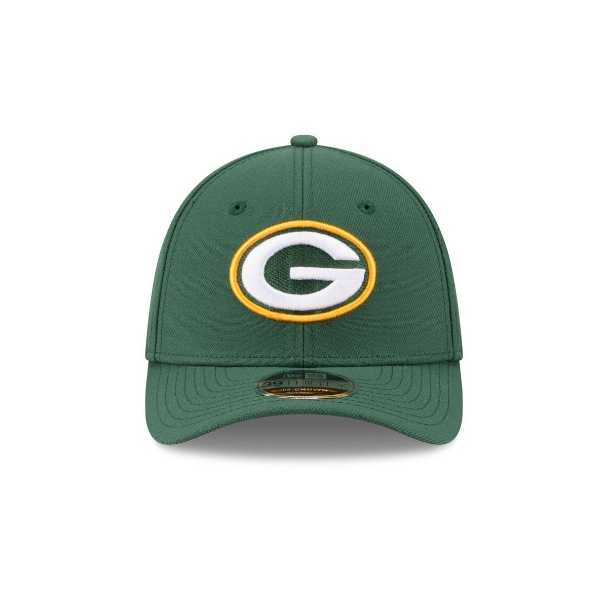 Green Bay Packers Team 39THIRTY M-Crown Stretch Fit Hat