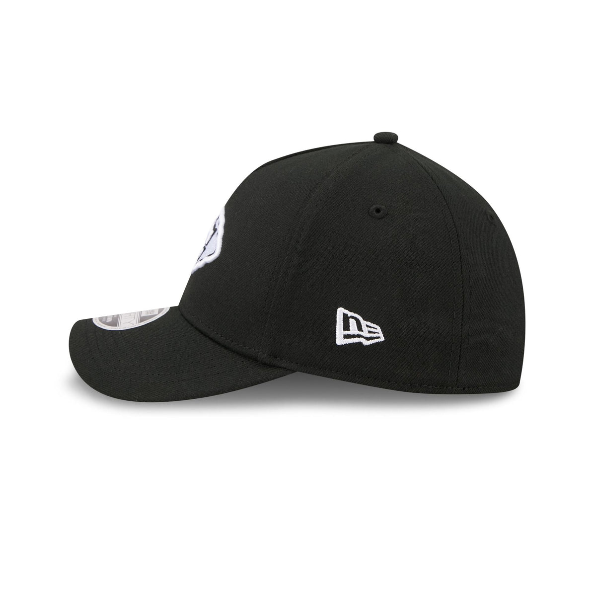 Kansas City Chiefs Poly Black & White 39THIRTY M-Crown A-Frame Stretch Fit Hat