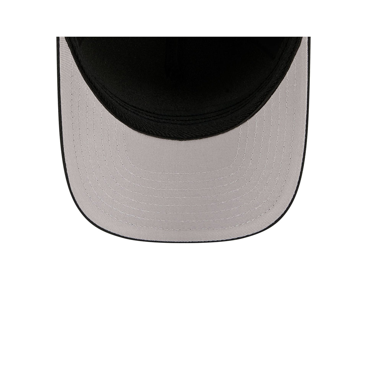 Philadelphia Eagles Poly Black & White 39THIRTY M-Crown A-Frame Stretch Fit Hat