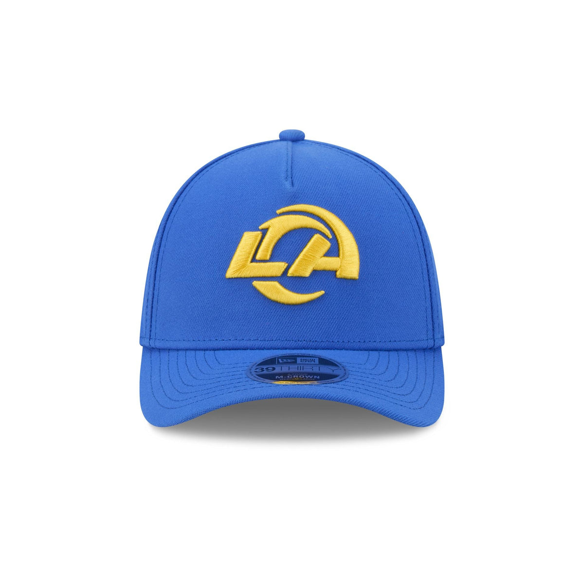 Los Angeles Rams Poly 39THIRTY M-Crown A-Frame Stretch Fit Hat