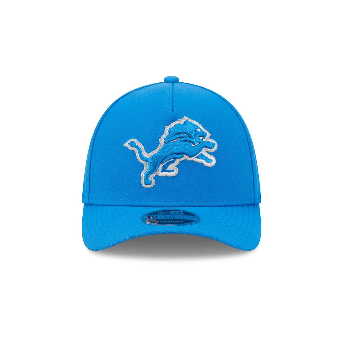 Detroit Lions Poly 39THIRTY M-Crown A-Frame Stretch Fit Hat