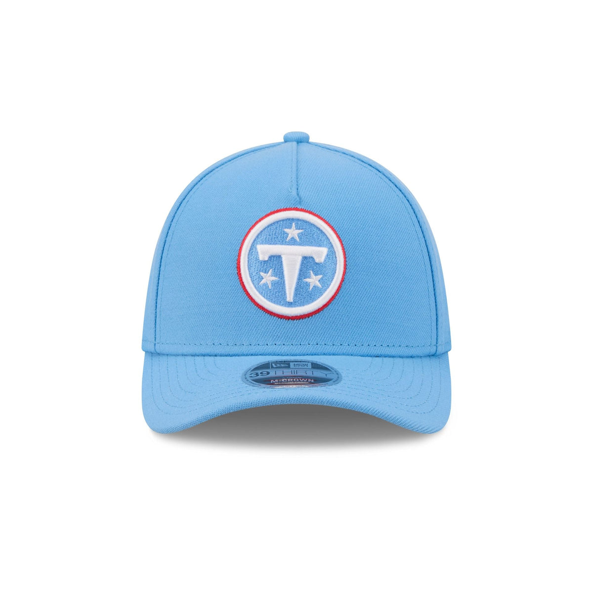 Tennessee Titans Poly 39THIRTY M-Crown A-Frame Stretch Fit Hat