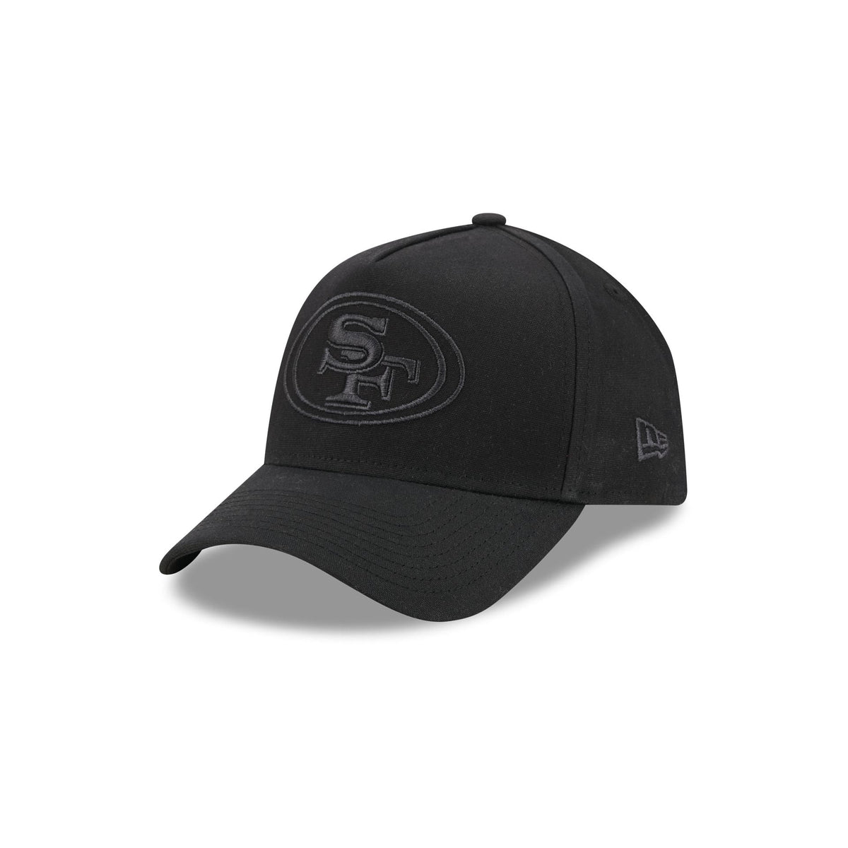 San Francisco 49ers Waxed Canvas Black 59FORTY A-Frame Fitted Hat