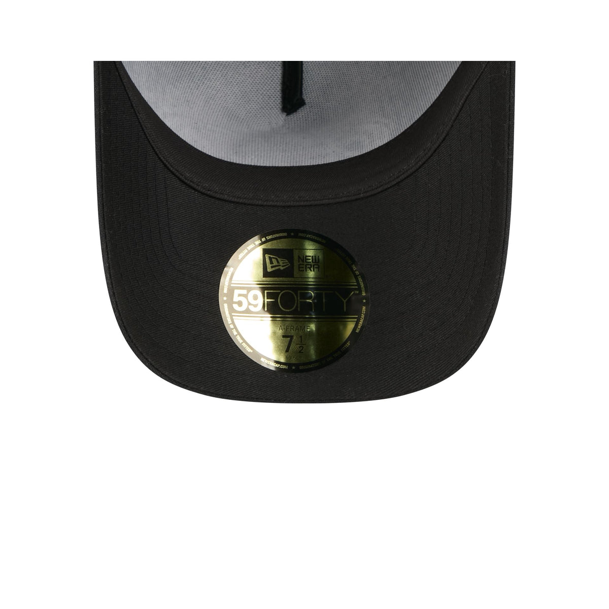 San Francisco 49ers Waxed Canvas Black 59FORTY A-Frame Fitted Hat
