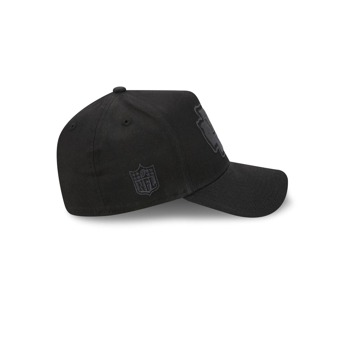 Kansas City Chiefs Waxed Canvas Black 59FORTY A-Frame Fitted Hat